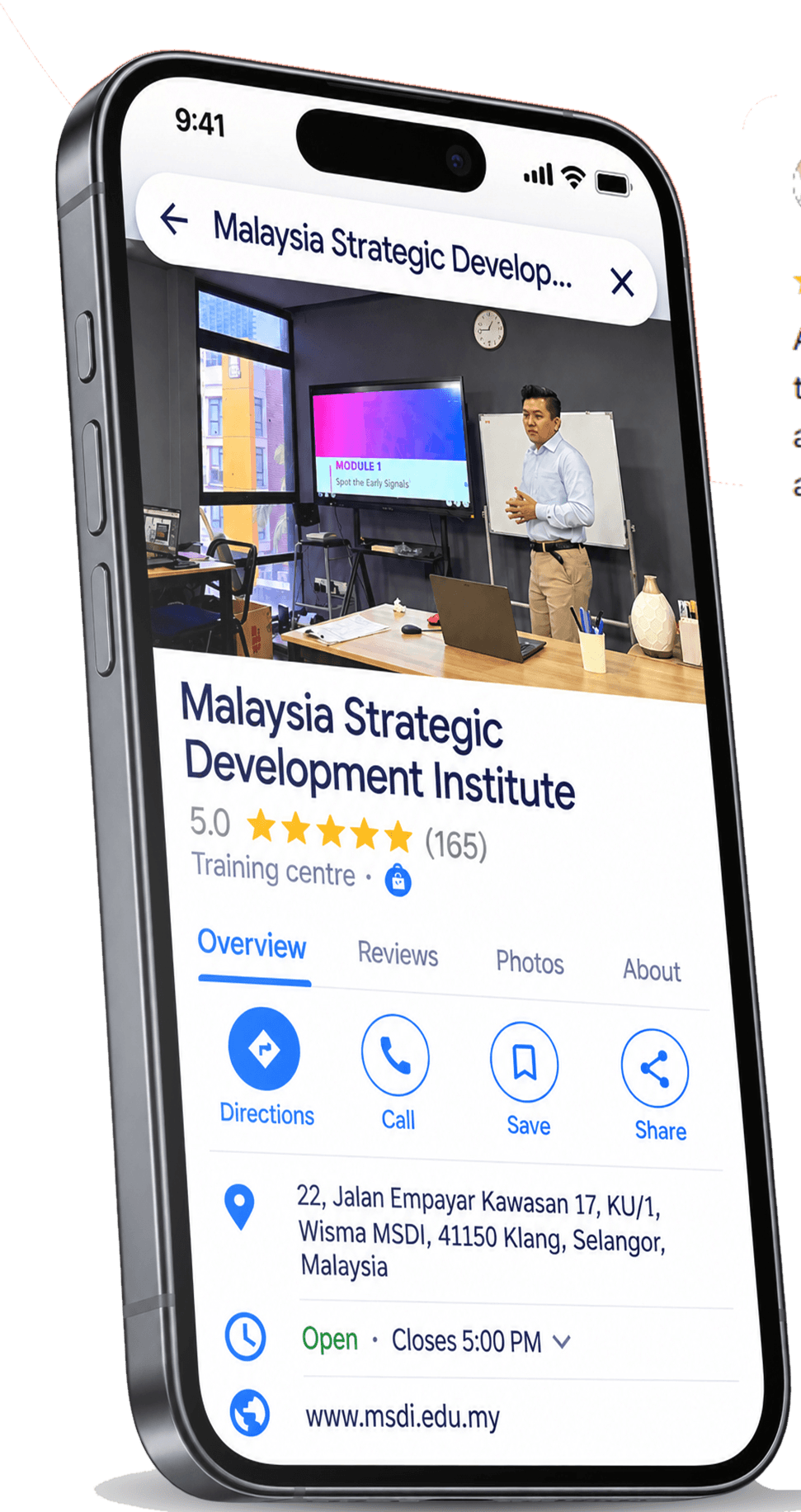 Profil Google Malaysia Strategic Development Institute, 5.0 daripada 165 ulasan