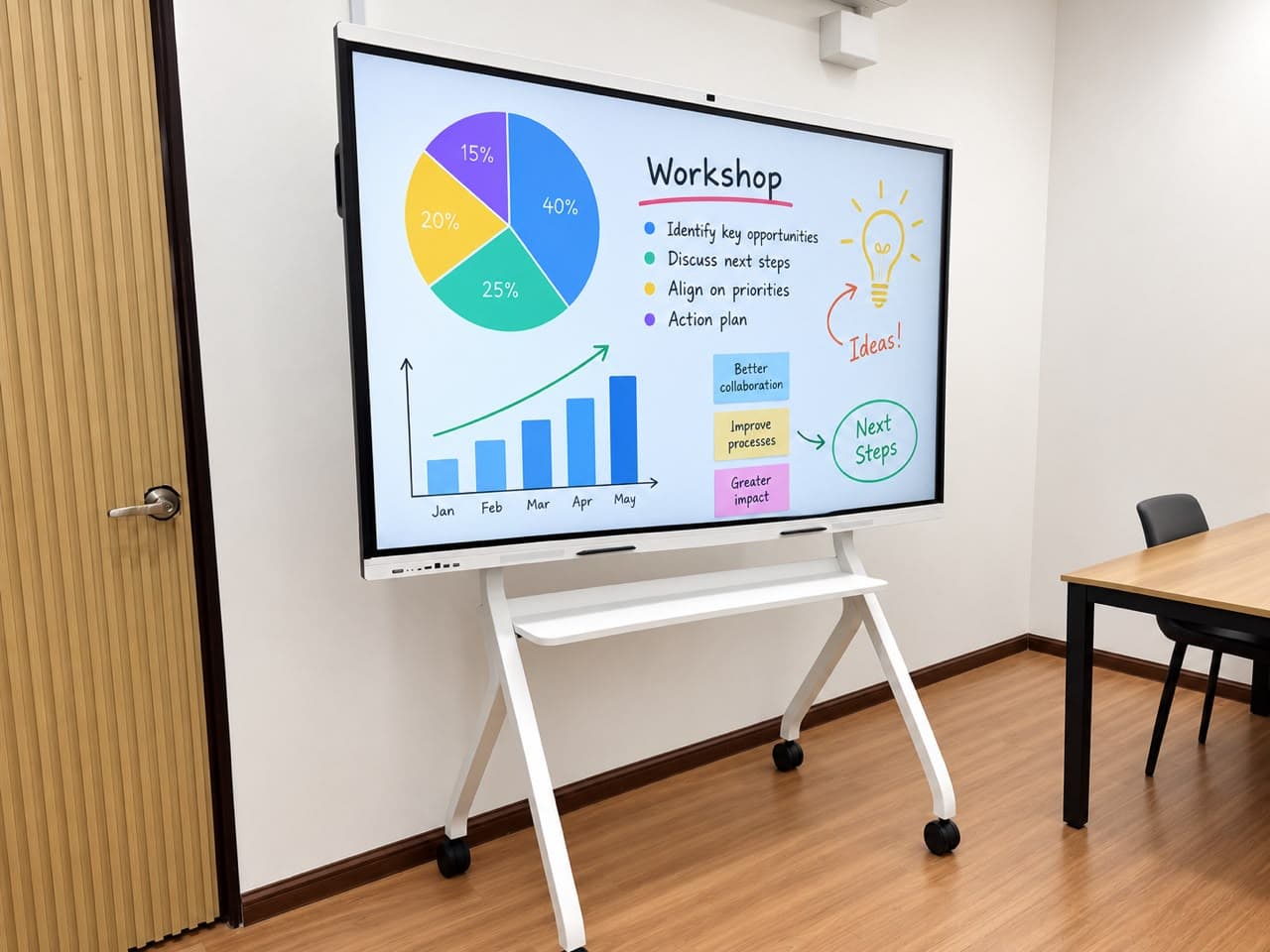 85 Inch Smart Board AI